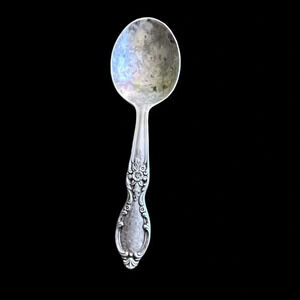 Vintage WM Rodgers Silverplate Silver Kids Baby Spoon